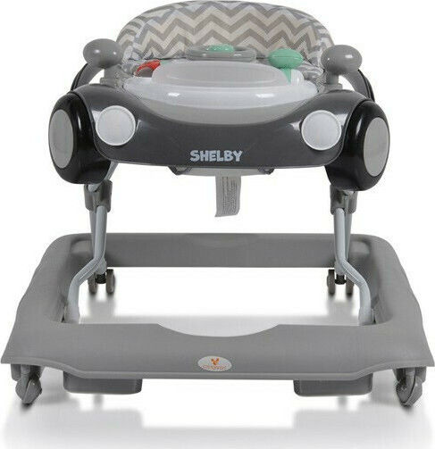 Cangaroo Shelby Baby Walker with Music for 6+ Months Gray 3800146244132