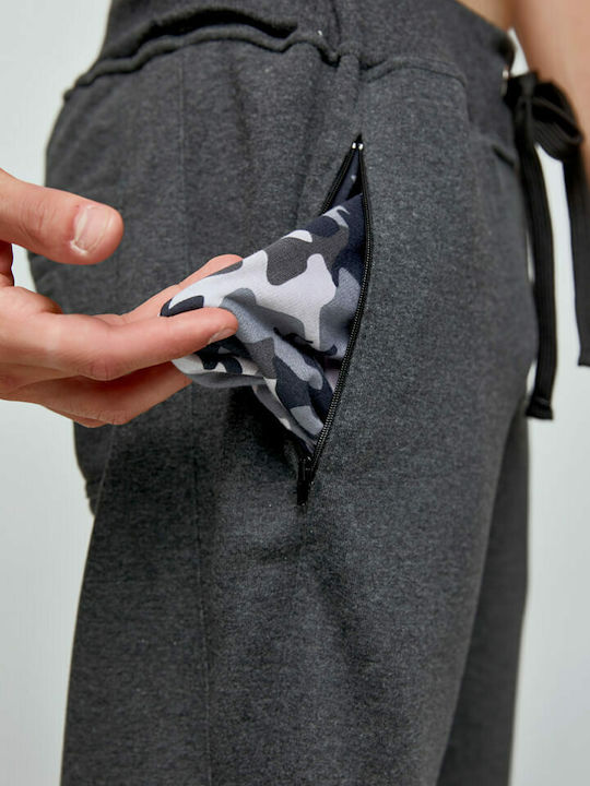 Sweatpants with Elastic Charcoal