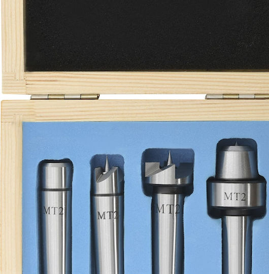 vidaXL Cutting Tool Set Tools for Wood with Bearing 4pcs