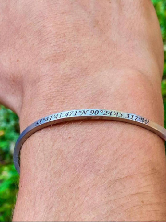 Goldsmith Armband Handschellen für Paare aus Silber