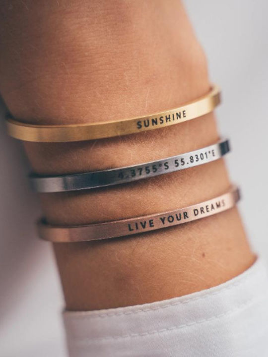 Goldsmith Armband Handschellen für Paare aus Silber