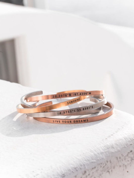 Goldsmith Armband Handschellen für Paare aus Silber
