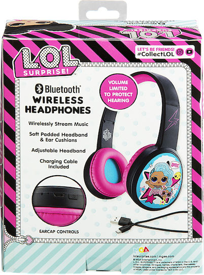 eKids LOL! Surprise Remix Fără fir / Cu fir Pentru copii Over Ear Căști Black / Purple