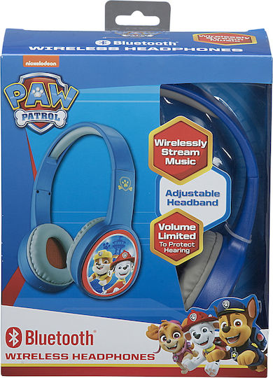 eKids Paw Patrol Wireless / Wired Over Ear Headphones Light Blue