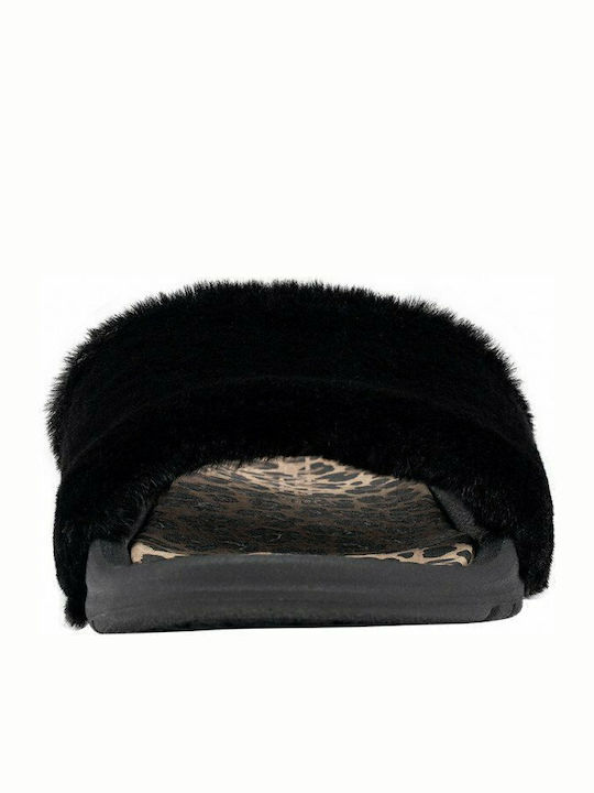 Slides Peggy Black Cheetah