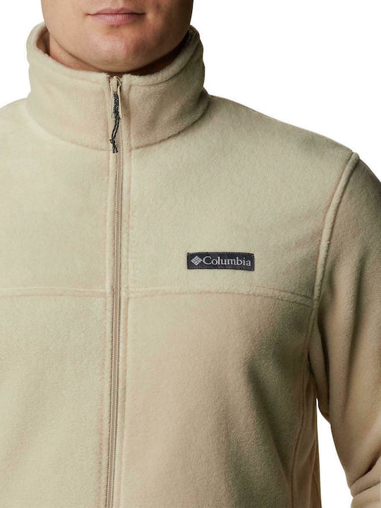 Steens Mountain Men's Fleece Cardigan Beige