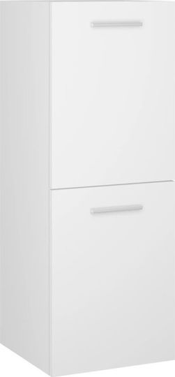 vidaXL Cabinet de baie L30xA30xÎ80cm Alb