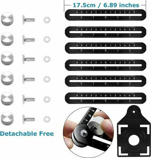 PS-109355 Plastic Folding Ruler Angled