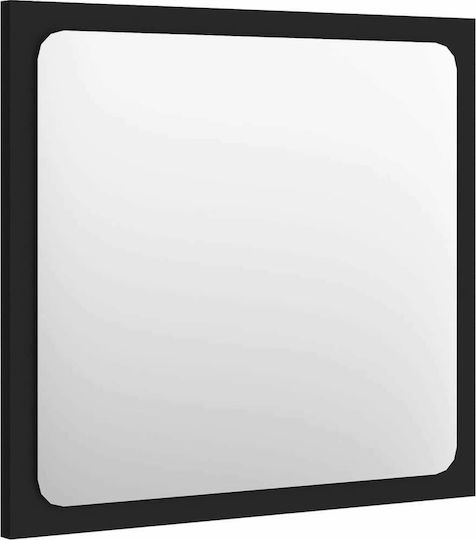 vidaXL Πάγκος με Νιπτήρα & Καθρέπτη Μ41xΒ38.5xΥ46cm Μαύρος