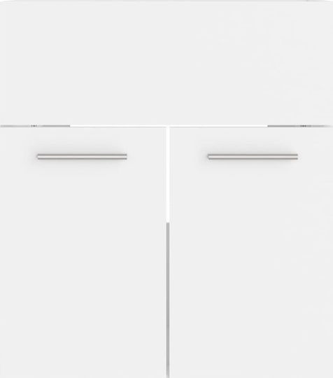 vidaXL Countertop with Sink & Mirror L41xW38.5xH46cm White
