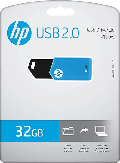 HP V150W 32GB Stick USB 2.0 Albastru