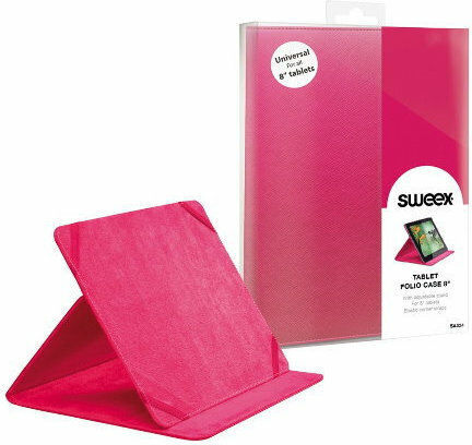 Sweex SA 324 Flip Cover Roz Universal 8"