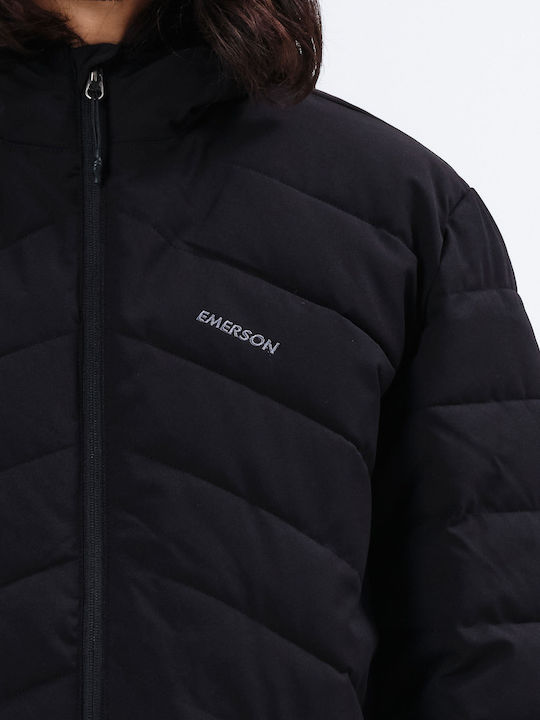 Зимно мъжко яке Puffer Черно 212.EM10.29-Черен