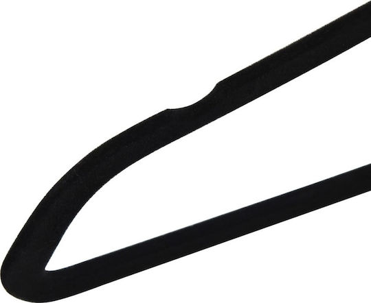 vidaXL Clothes Hanger Black 289922 100pcs