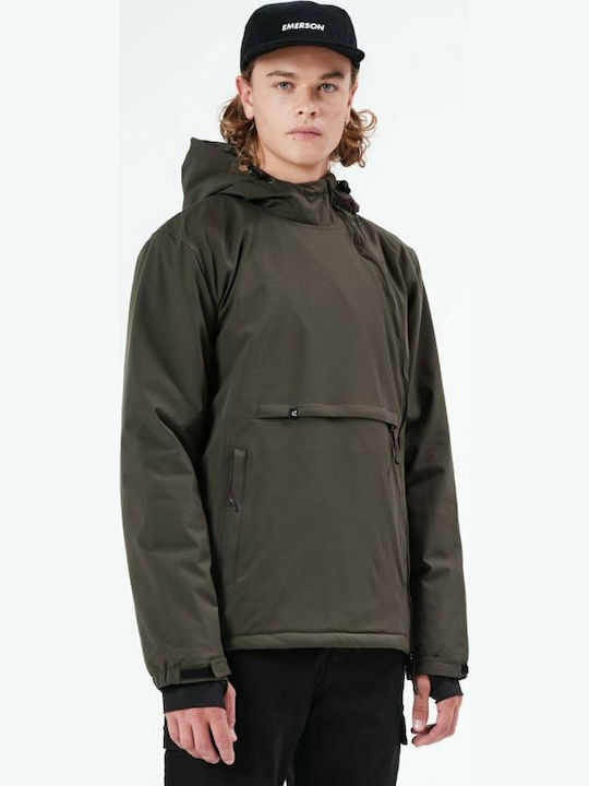 Winter Jacke Wasserdicht und Winddicht Army Green