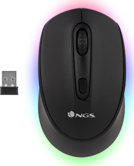 NGS SMOG RB Wireless RGB Gaming Mouse Black