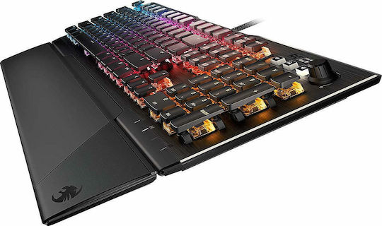 Roccat Vulcan 121 Aimo Gaming Tastatură Mecanică cu Titan Tactil comutatoare și iluminare RGB (Engleză US)