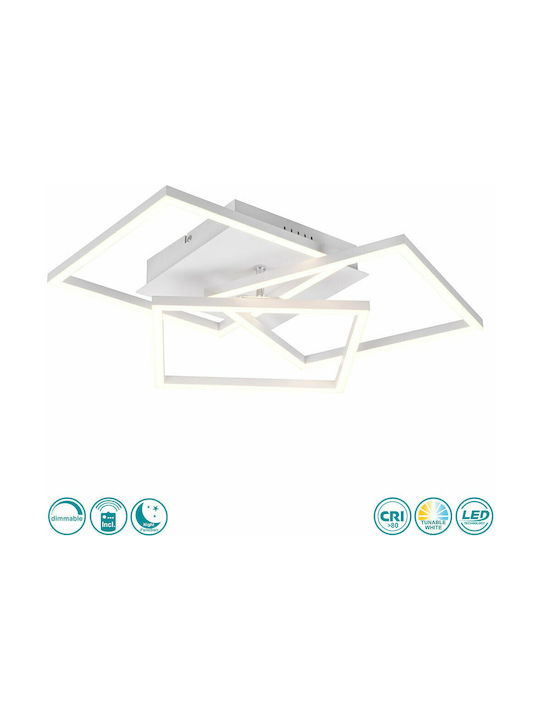 Trio Lighting Mobile Таванно осветление 39бр Бяла с Вграден LED и Дистанционно Управление