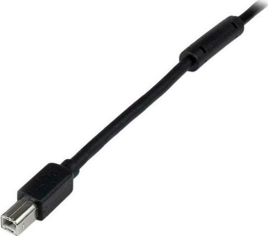 StarTech USB 2.0 Кабел USB-A мъжки - USB-B мъжки Черен 1.8м USB2HAB65AC