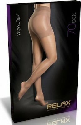 Maxis Relax Καλσόν 70 Den Graduated Compression Pantyhose Black