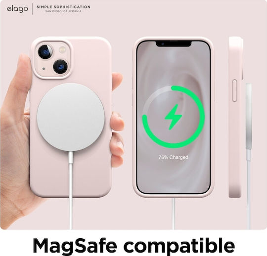Elago Premium Back Cover Σιλικόνης 0.2mm Lovely Pink (iPhone 13 mini)