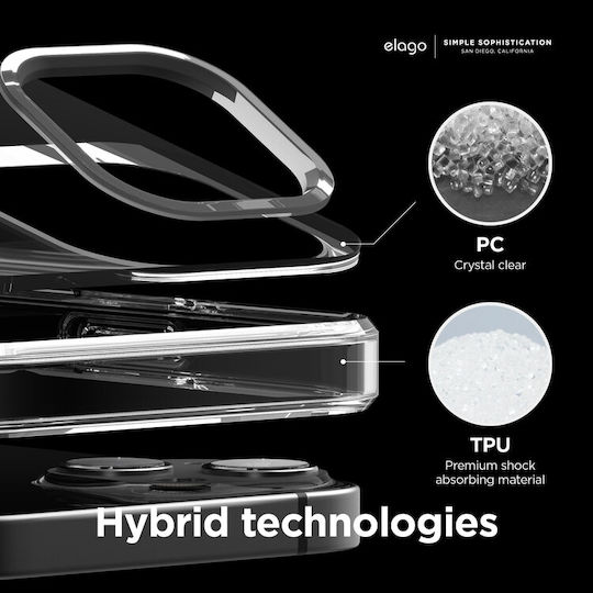 Elago Hybrid Back Cover Silicon Transparent (iPhone 13)