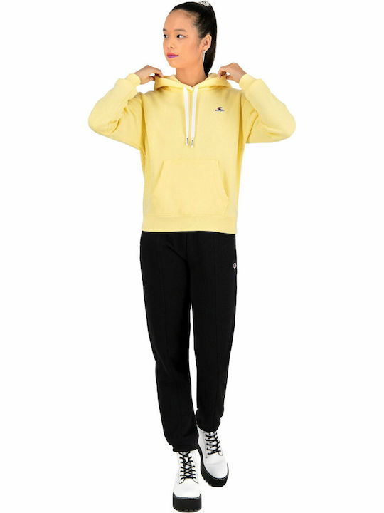Women's Sweatshirt Hooded Yellow