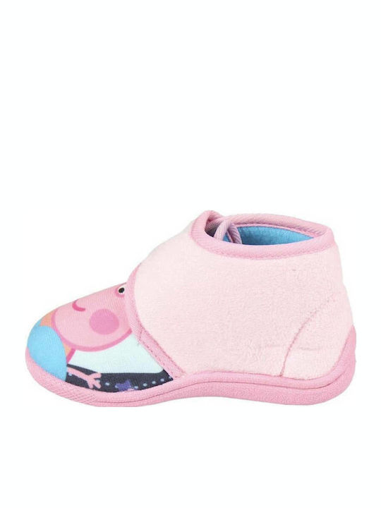 Peppa Pig Παντόφλες Μποτάκια Ροζ