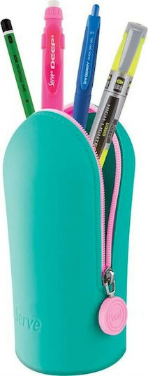 Serve Hoop Pencil Case with 1 Compartment Green