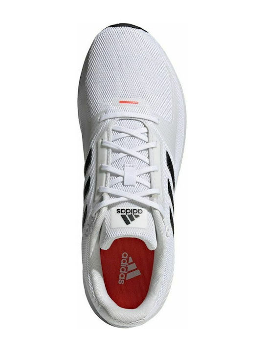 Runfalcon 2.0 Herren Sportschuhe Laufen Cloud White / Core Black / Solar Red
