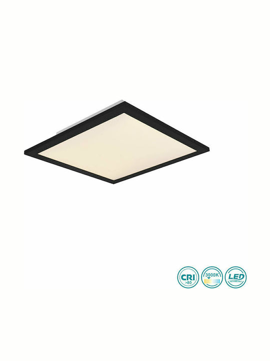 Trio Lighting Square Recessed LED Panel 13.5W with Warm White Light 29.5x29.5cm