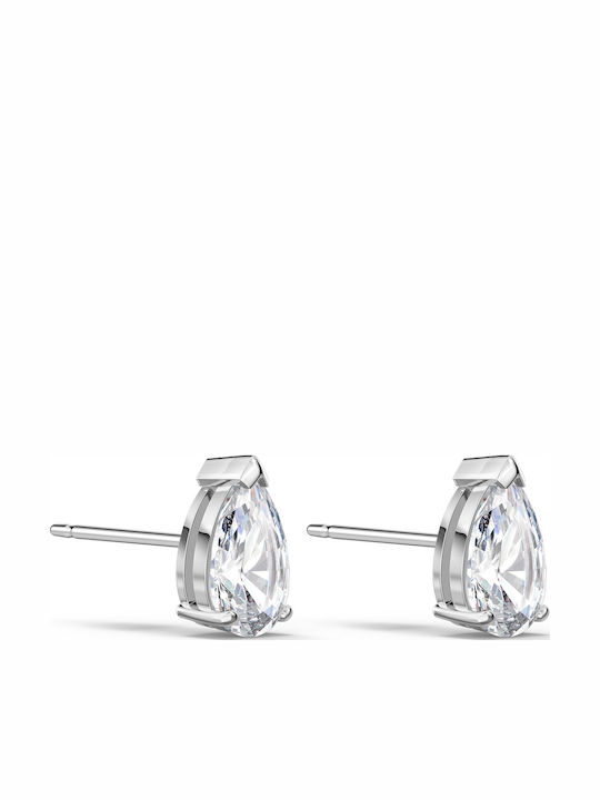 Swarovski Attract Pear Ohrringe Stecknadelverschluss aus Stahl mit Steinen