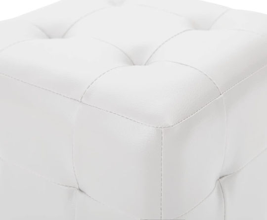 Bean Bag Chair Waterproof White 2pcs 30x30x30cm