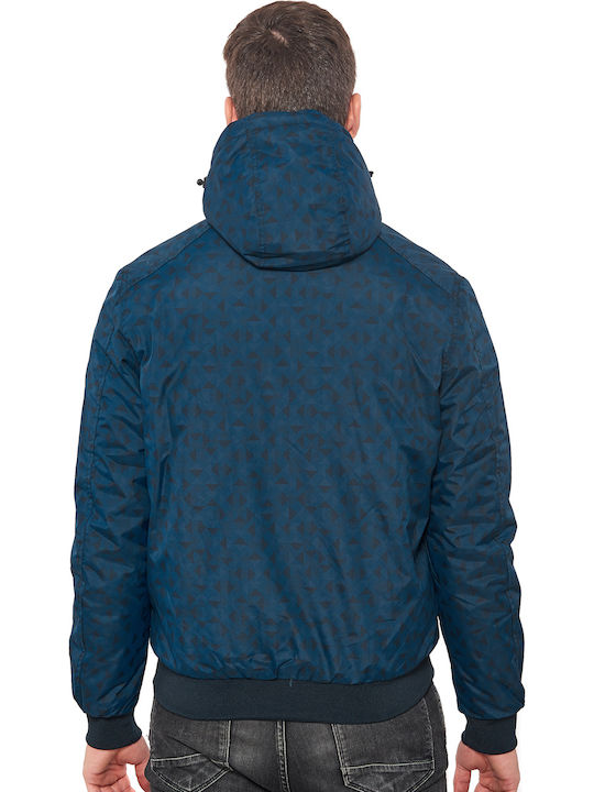 Vainas Atlas Herren Winter Jacke Bomber Marineblau