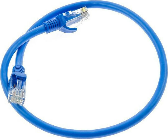 U/UTP Cat.6e Ethernet Network Cable 0.5m Blue 1pcs