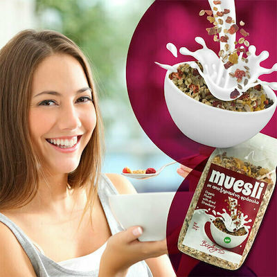 Βιο Αγρός Bio Muesli de Ovăz Crunchy Cu căpșuni 350gr 1buc