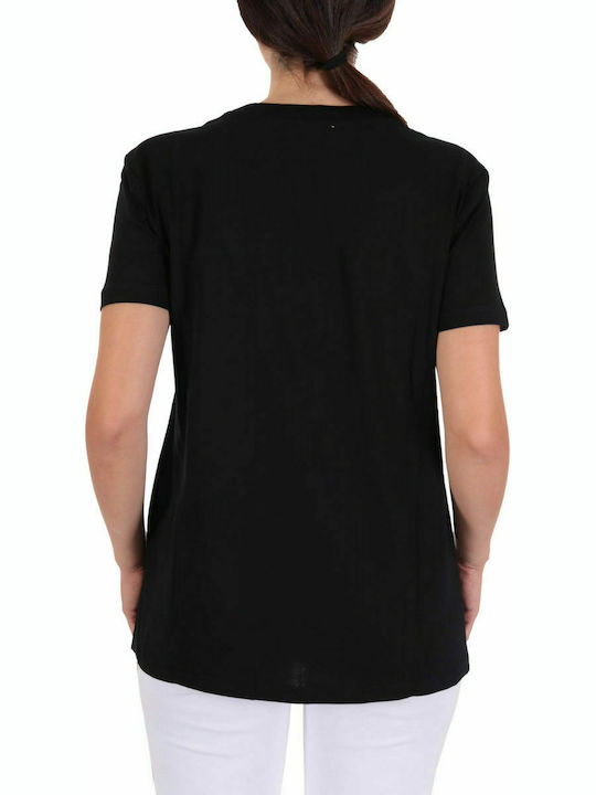 ICE PLAY T-SHIRT ROUND NECK LOGO BLACK