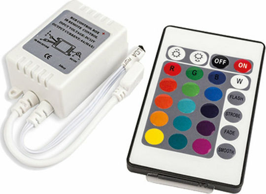 Metanor Ασύρματο RGB Controller RF με Τηλεχειριστήριο EC-79457