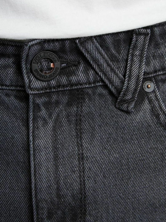 Solver Men's Jeans Pants with Slim Straight Fit Fade To Black