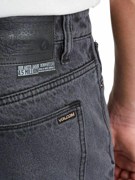 Solver Men's Jeans Pants with Slim Straight Fit Fade To Black
