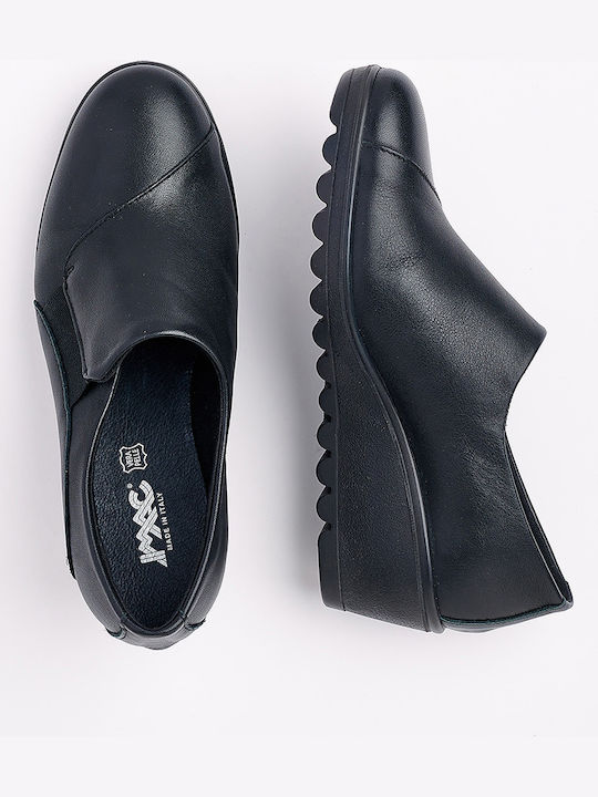 Anatomic Women's Leather Black Slip-Ons