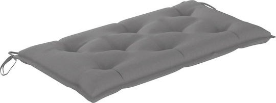 vidaXL Възглавница за Градинска Люлка Сив 100x50см. 314993