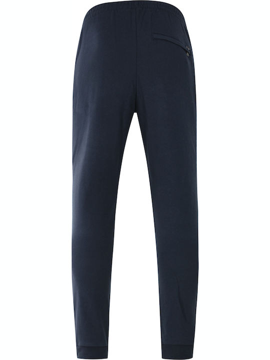 Sweatpants with Elastic Navy Blue
