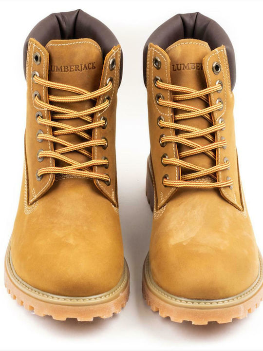 River Leather Boots Yellow / Brown