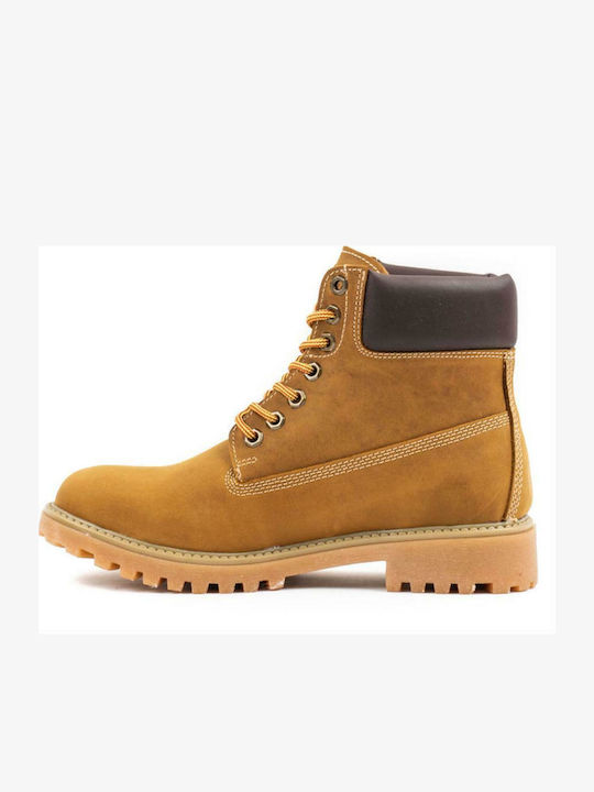 River Leather Boots Yellow / Brown