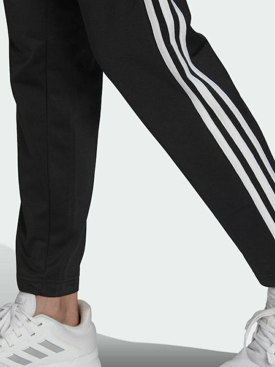 Essentials 3 Stripes Σετ Φόρμας Μαύρο