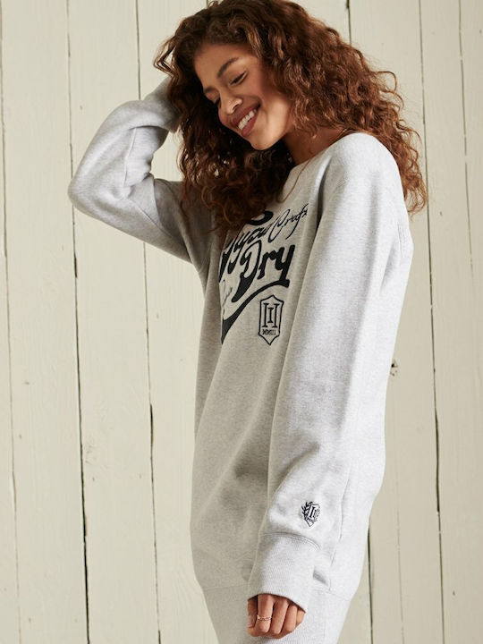 Pride In Craft Mini Αθλητικό Φόρεμα Μακρυμάνικο Glacier Grey Marl