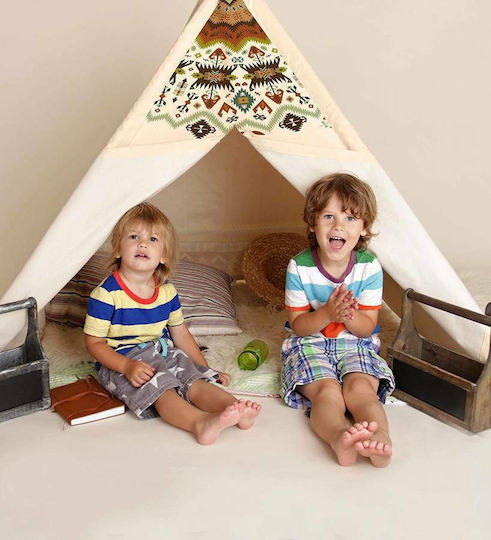 Детски шатър Индийски Tipi Zelt Кафяв