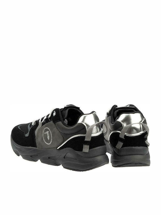 Damen Chunky Sneakers Schwarz