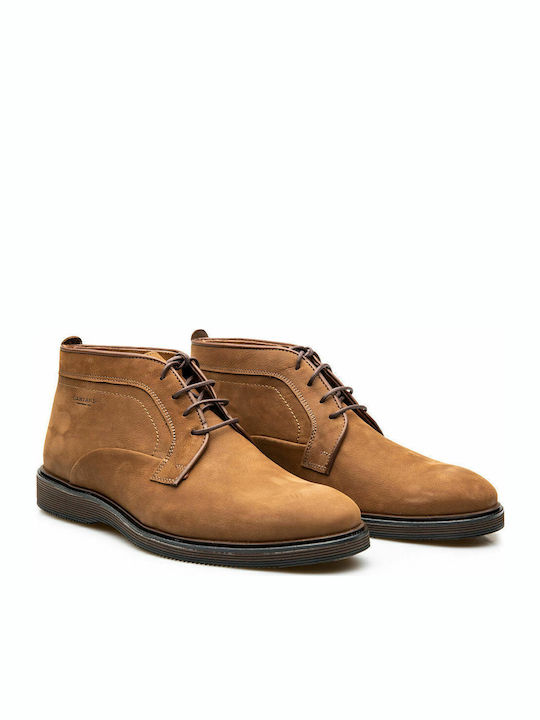 Suede Tabac maro Ghete barbati